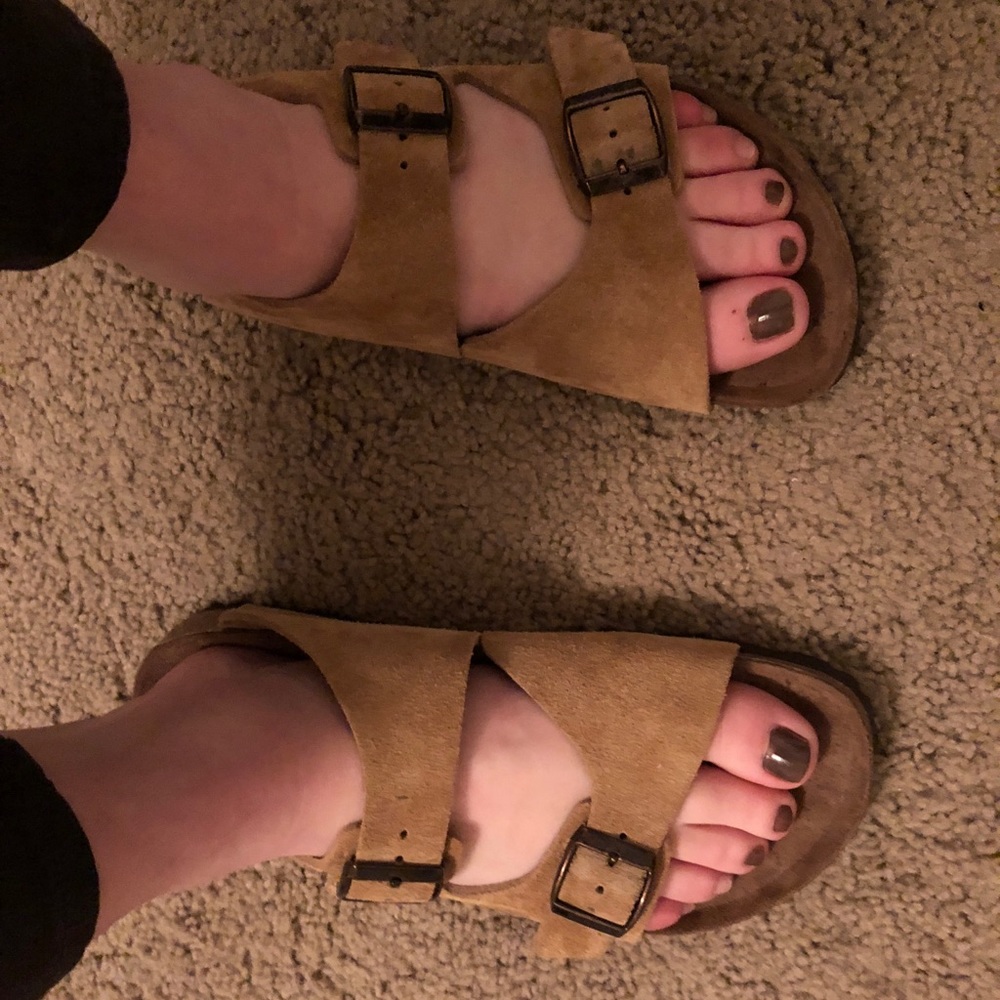 Birki’s Birkenstocks. Like new. Size 38. Leather.